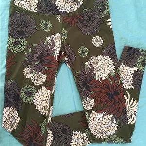 Joy lab green floral leggings